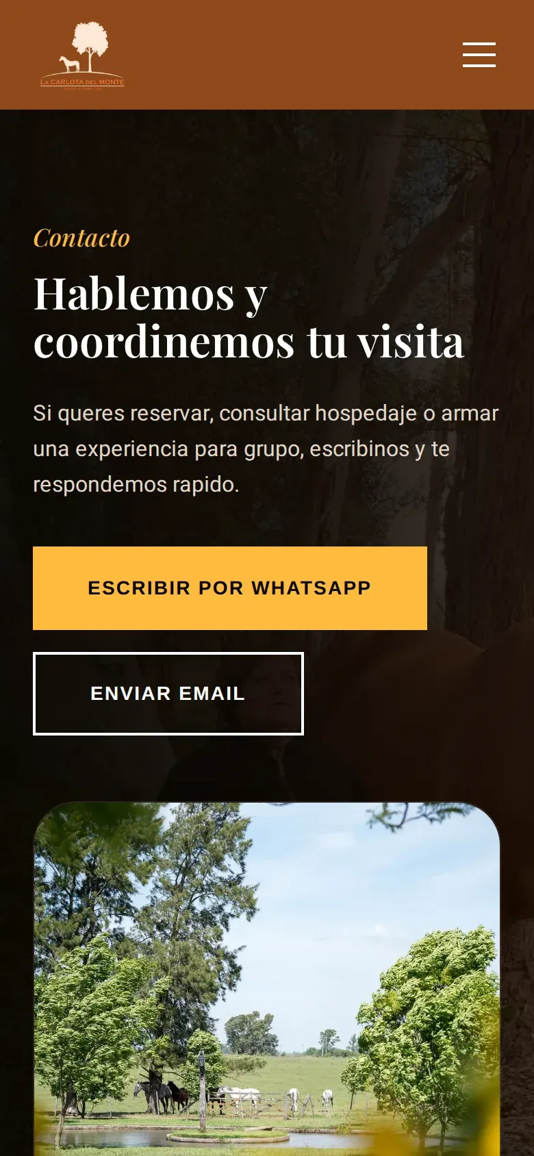 La Carlota del Monte - Tierra de Caballos — pantalla mobile 4