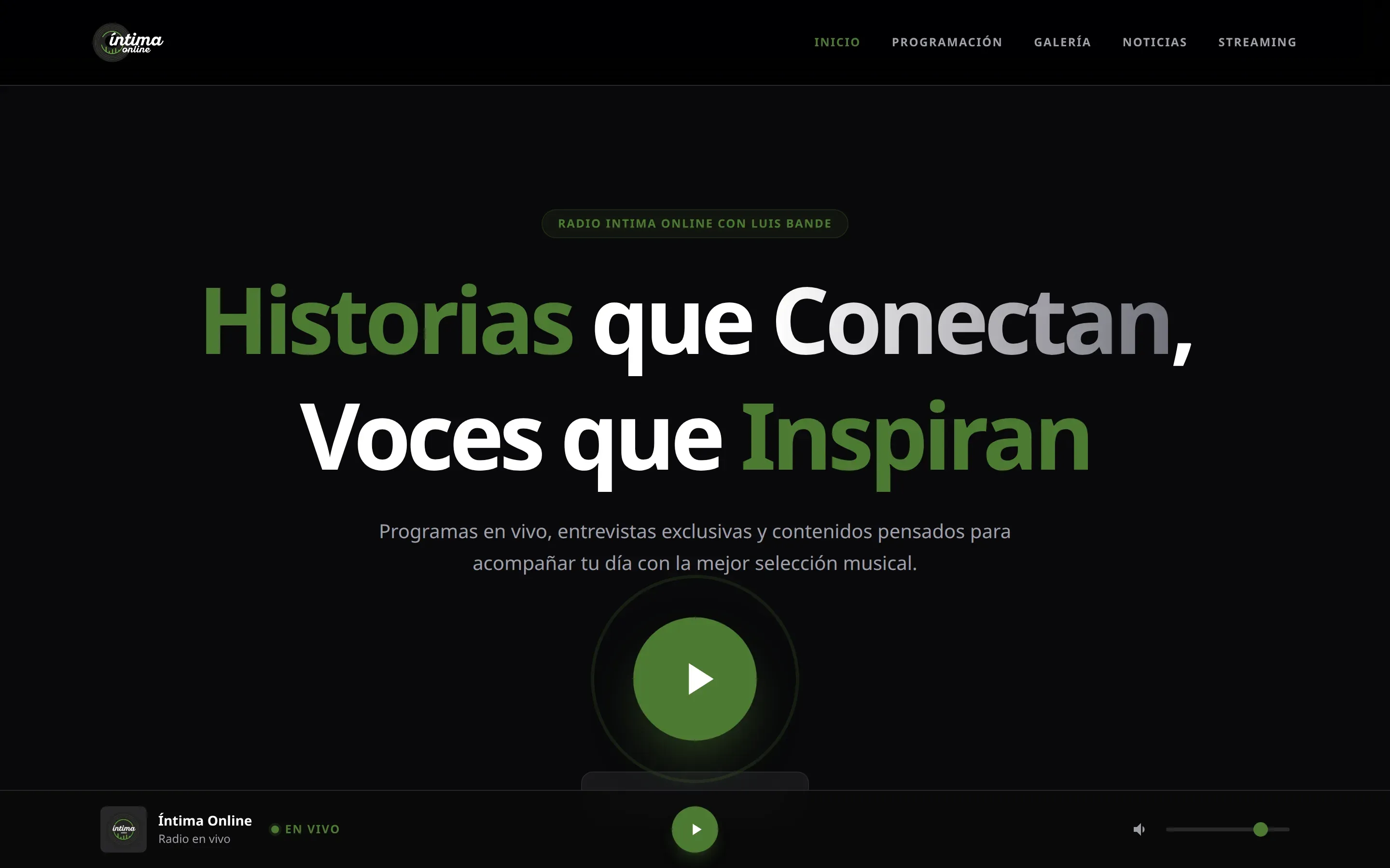 Intima Online Radio — imagen 1