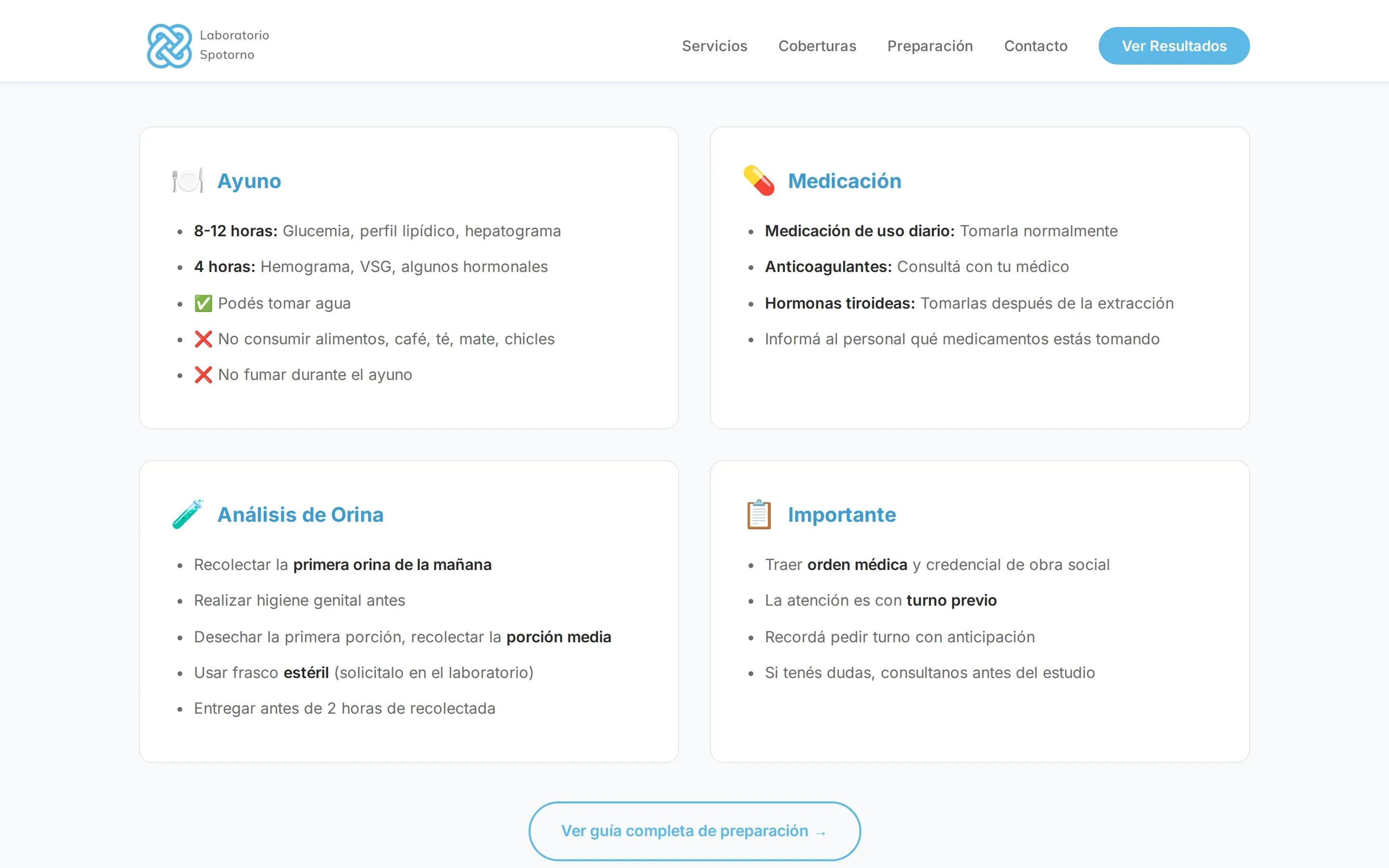 Laboratorio Spotorno — captura 4