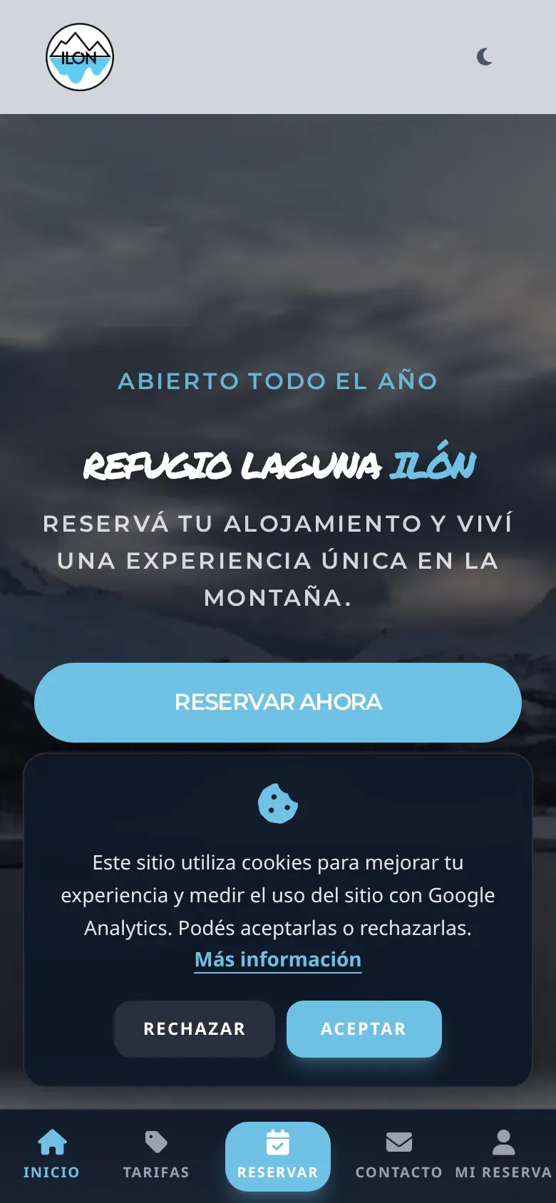 Refugio Ilón - Reserva de Alojamientos — pantalla mobile 1