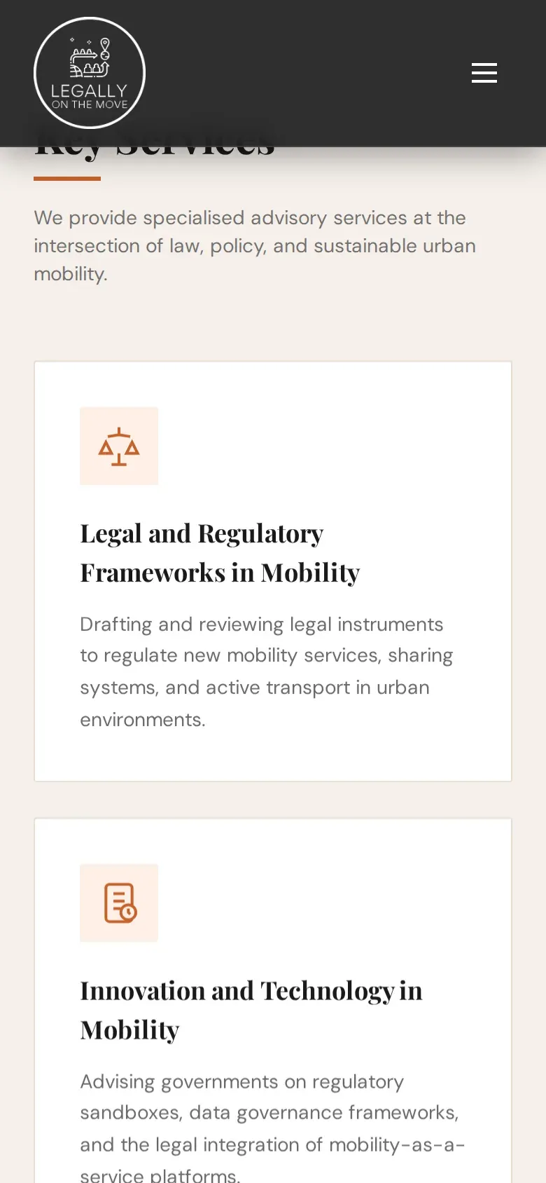 Legally On The Move - Asesoría Legal para Migrantes — pantalla mobile 3