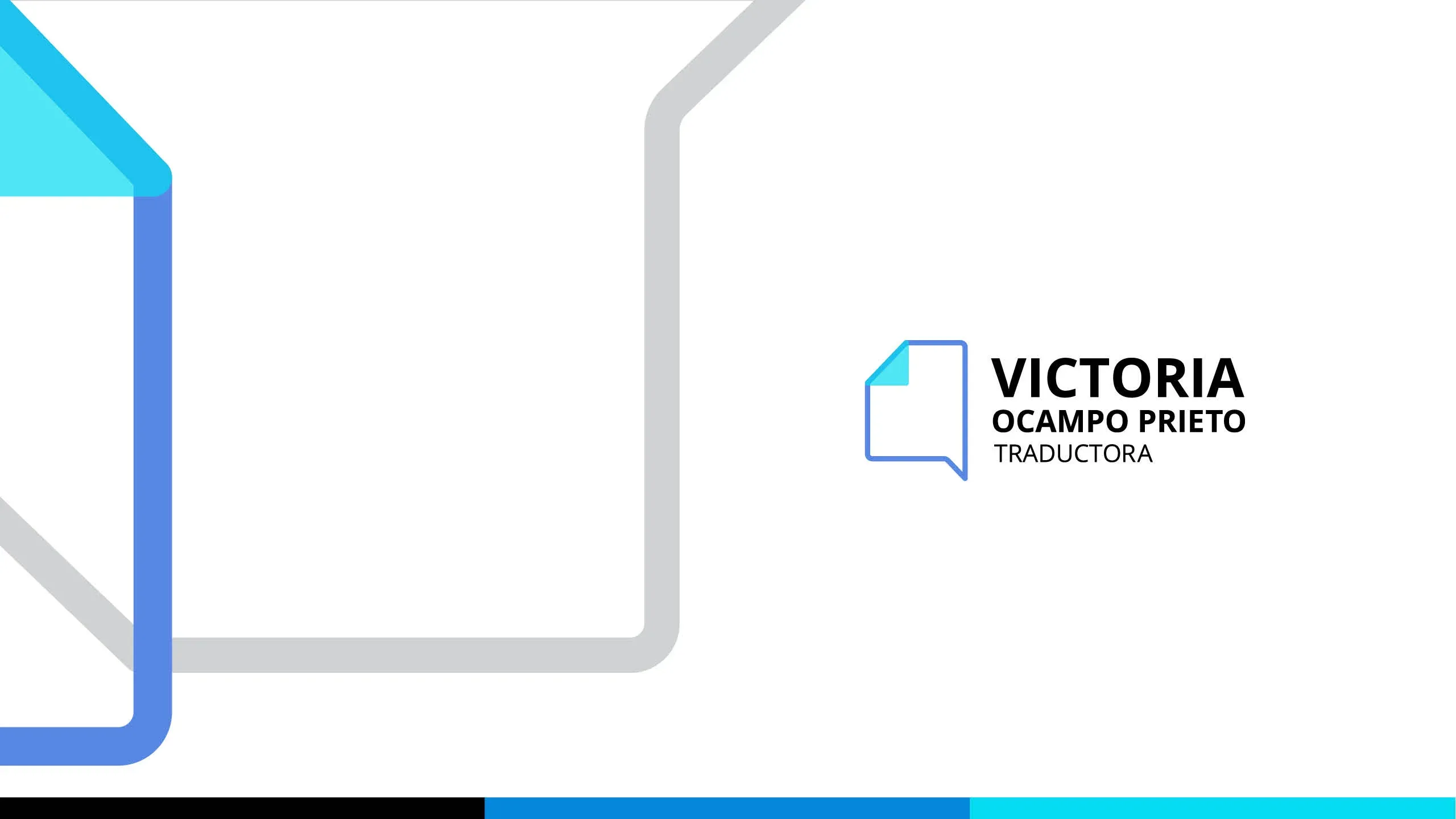 Vista previa de Victoria Ocampo Prieto - Marca personal para traductora