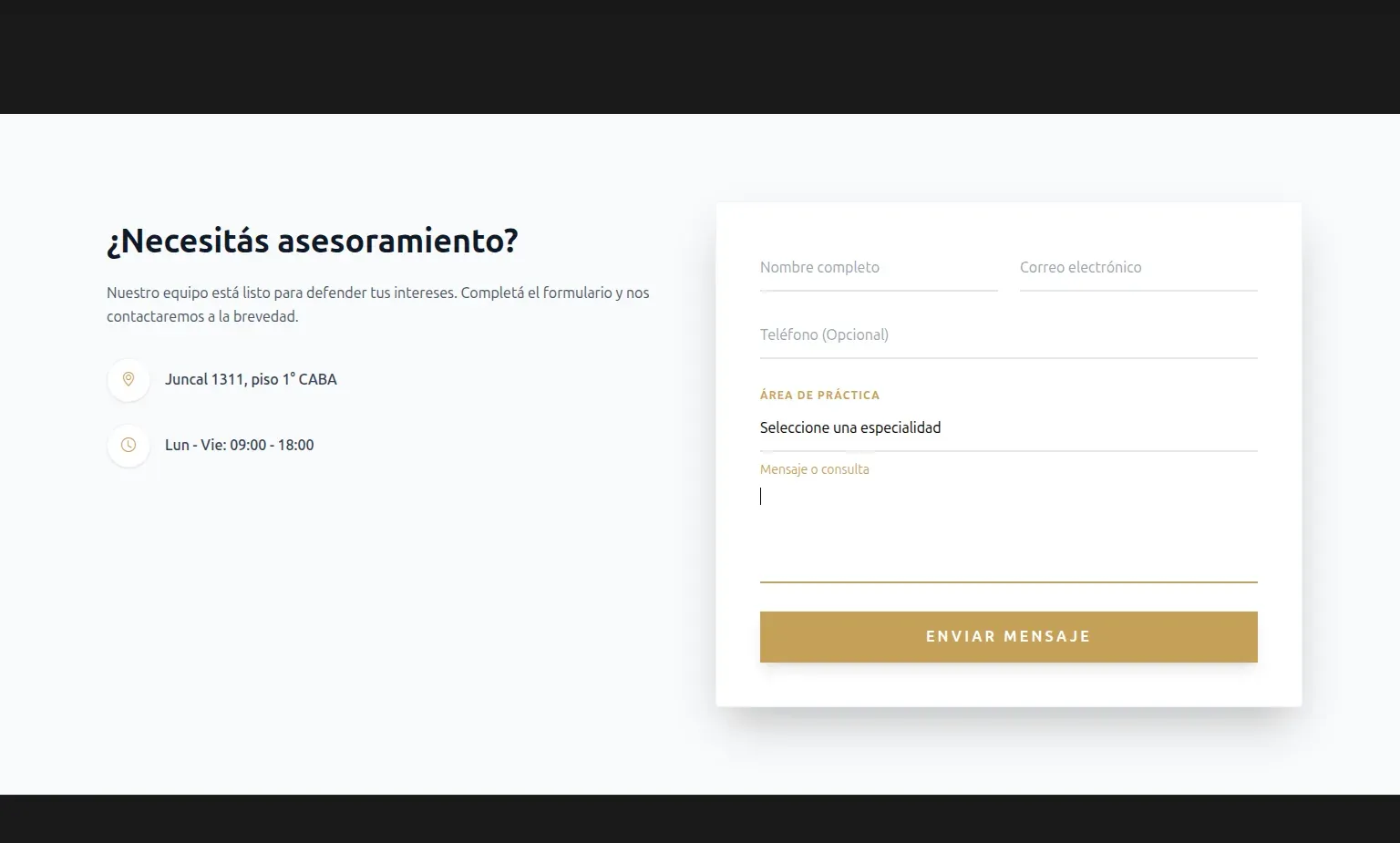 Estudio Jurídico Froment & Asociados — captura 4