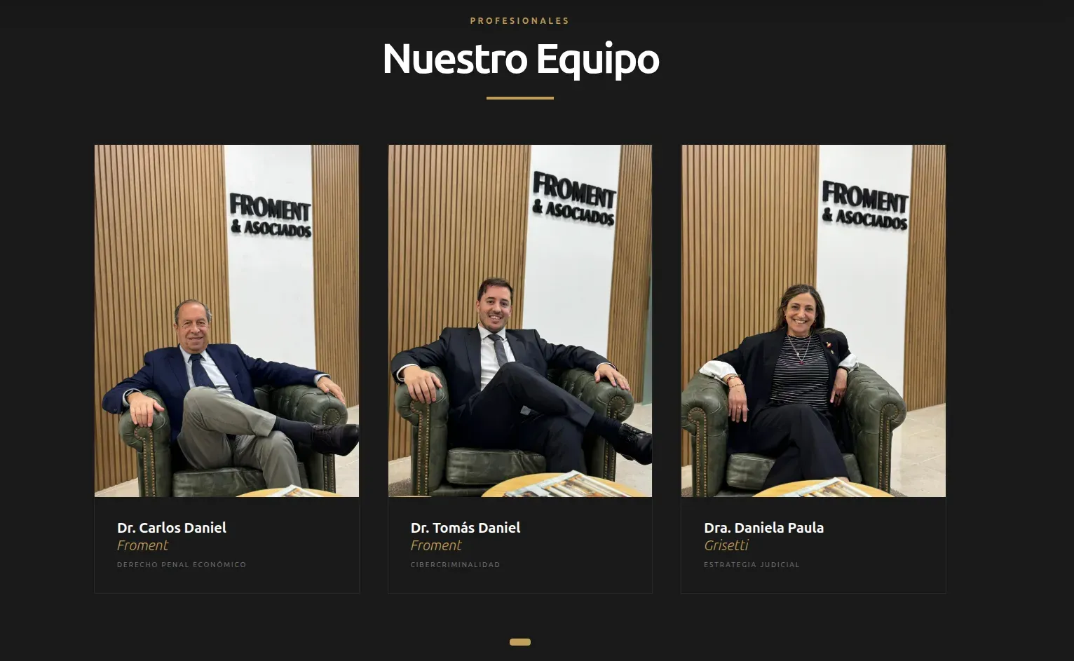 Estudio Jurídico Froment & Asociados — captura 3