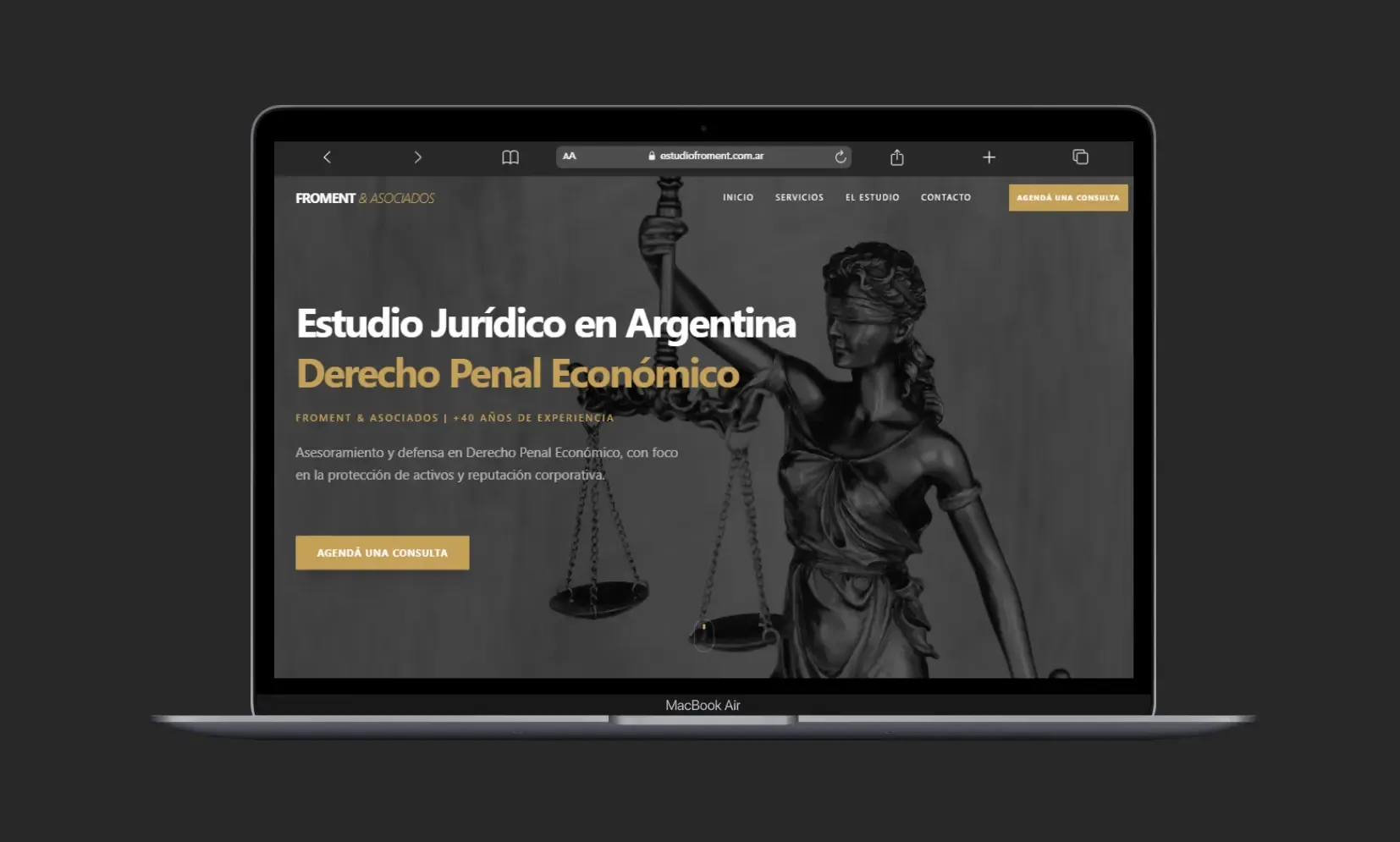 Vista previa de Estudio Jurídico Froment & Asociados