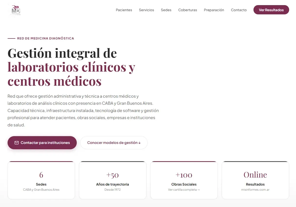 Vista previa de Medicina Diagnóstica - Centro Médico